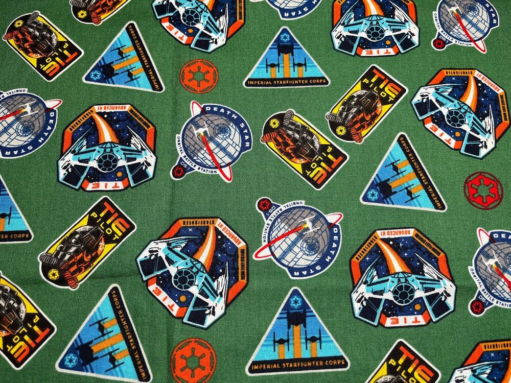 Star Wars Mission Patches Cotton Fabric 3/8 yard | Destash